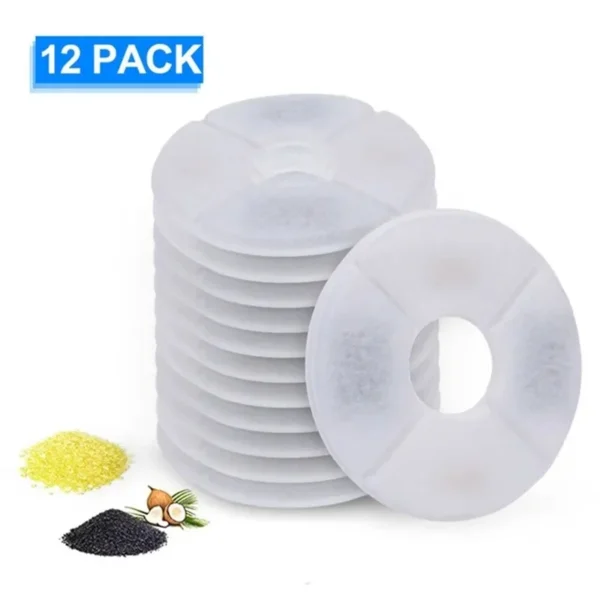 2.4L Pet Cat Dispenser Drinking Water Fountain Activated Carbon Filters LED Automatic Feeder Container USB Interface - Image 12