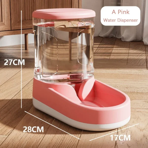 Automatic Pet Feeder Water Dispenser Dog Cat Gravity Food And Water Dispenser With Pet Food Bowl Large Capacity - Image 9