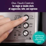 QWMr. Coffee Espresso and Cappuccino Machine,Programmable Coffee Maker with Automatic Milk Frother and 15-Bar Pump,Stainless Ste