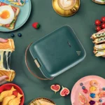 600W Electric Double Layer Heating Sandwich Maker and Waffle Maker Mini Bread Toast Baking Machine Home Breakfast Making Machine