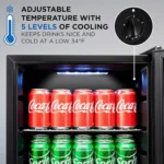 Freestanding Ultra Cool Mini Drink Fridge | Beer, Cocktails, Soda, Juice Cooler for Home
