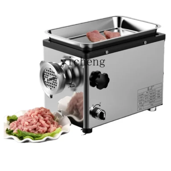 XL Meat Grinder Commercial Electric Stainless Steel Sausage Stuffer High-Power Automatic Multi-Function