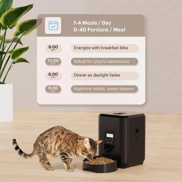 Smart Pet Feeder Automatic Cat Feeder Dog Slow Food Machine With Timed Quantitative Automatic Cat Food Dispenser Cat Dog Bowl - Image 5