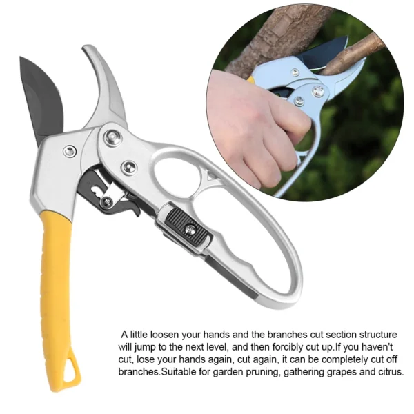 High Carbon Steel Pruning Shears Cutter Gardening Plant Scissor Branch Pruner Trimmer Tools - Image 3