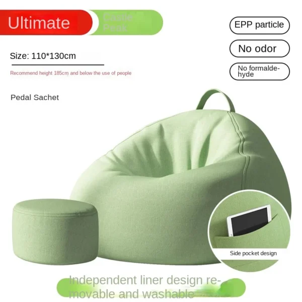 Lazy Sofa Bean Bag Sleepable Small Bedroom Living Room Balcony Tatami Backrest Cushion Single Sofa Chair Living Room Sofas 2024 - Image 11