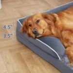 Orthopedic Dog Beds for Extra Large Dogs Nonskid Bottom (XX-Large Memory Foam Dog Bed With Removable Washable Cover Cushion Pet