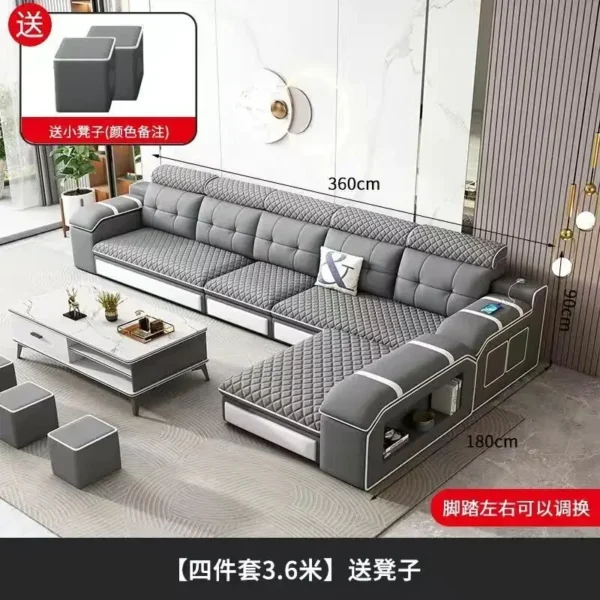 Couch Pouf Living Room Sofas Futon Floor Designer Relaxing Filling Nordic Living Room Sofas Room Decor Divano Home Furniture - Image 14