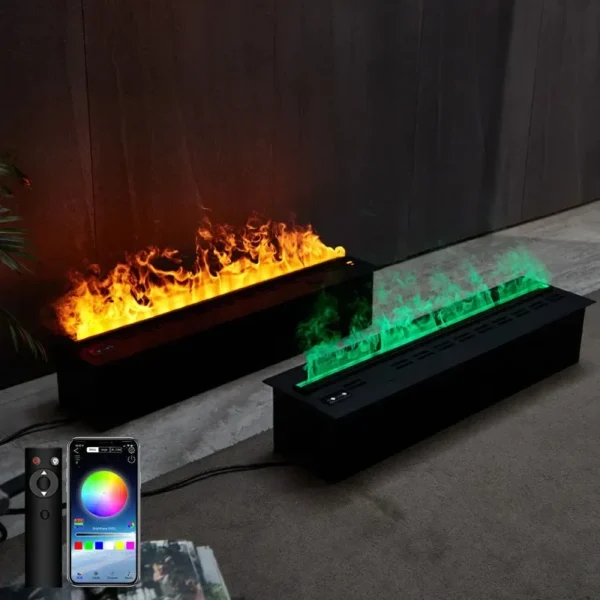 1500mm 3D Steam Water Electric Fireplace For Indoor - Image 2