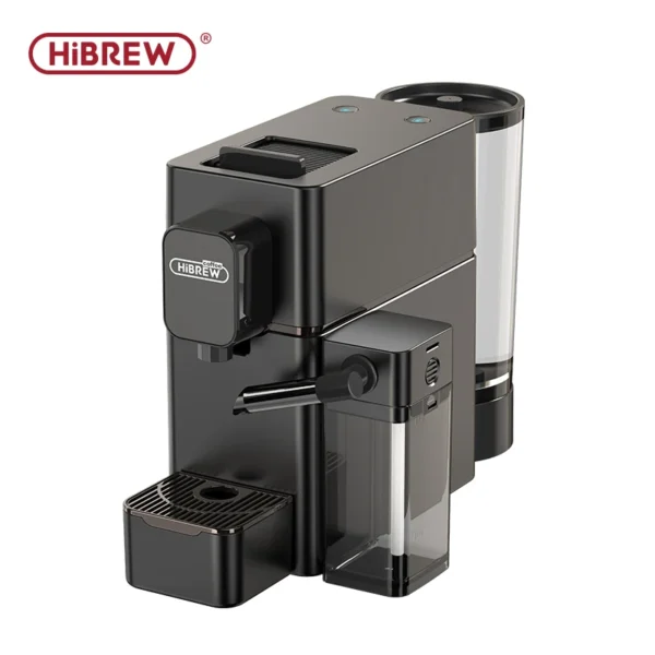 HiBREW Nes Capsule Coffee Machine Automatic Frothed Milk Cappuccino and Latte Espresso Coffee Maker H15 - Image 7