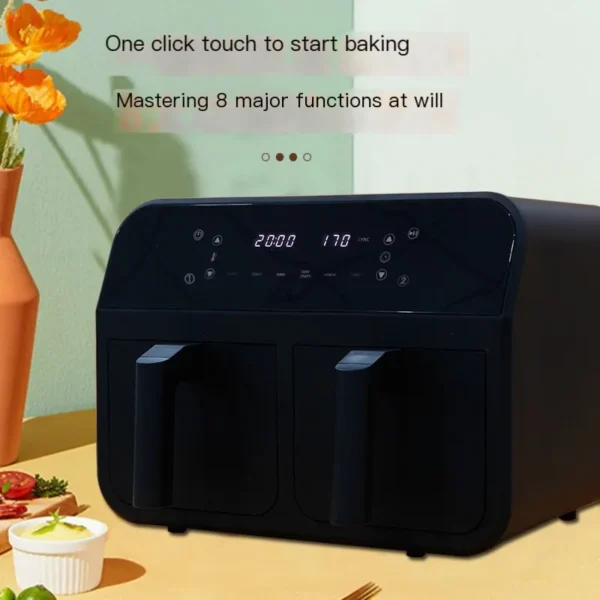 New all-in-one multifunctional electric oven, home air fryer, intelligent kitchen baking and french fry machine - Image 3