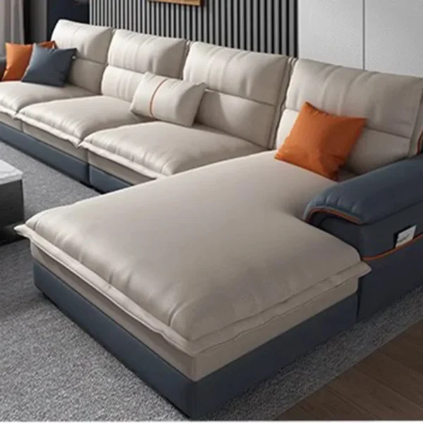 Storage Relax Square Sofa Sectional Simple Double Nordic Daybed Puffs Sofa Set Lazzy Cushion Salon Meuble Home Furniture - Image 4