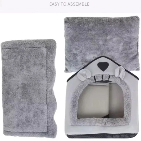 Pet Warmth Nest Winter Warmth Dogs Bed Four Seasons Universal Kitten Tent House Shelter Removable And Washable House - Image 6