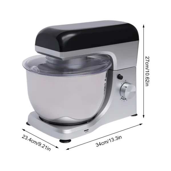 500W Electric Food Stand Mixer Cream Blender Dough Kneading 8Speed Cake Bread Chef Machine Whisk Eggs Beater - Image 7