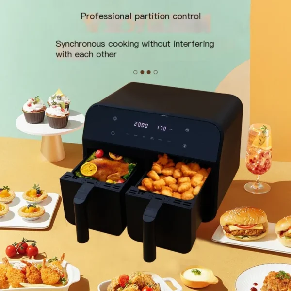 New all-in-one multifunctional electric oven, home air fryer, intelligent kitchen baking and french fry machine - Image 4