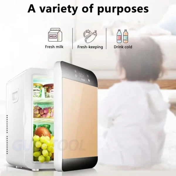 Household 20L Refrigerator Geladeira Freezer Small Refrigeration Fridge Kitchen Refrigerator Home Freezer nevera frigobar - Image 2