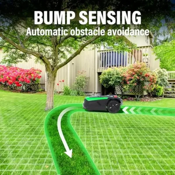 Automatic Robot Mower Smart Lawn Mower APP Controlled Anti-Theft Robotic Mower Self-Charging Bluetooth/Wi-Fi Connected IPX5 - Image 5