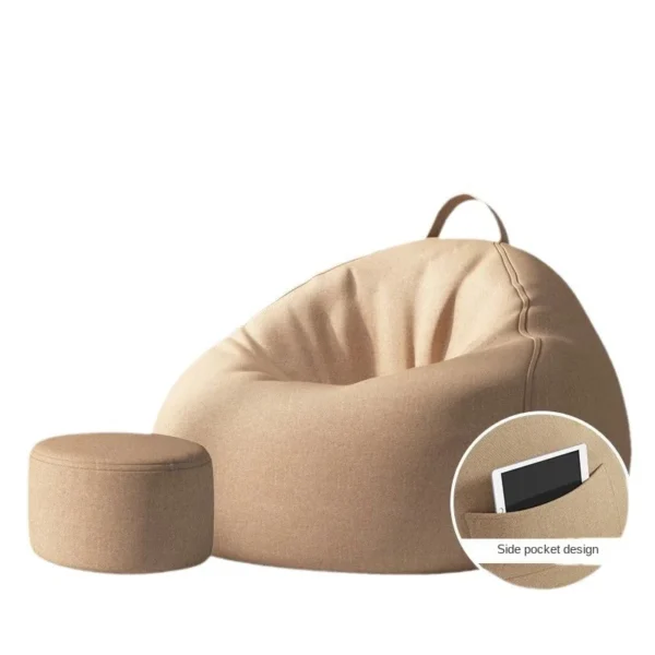 Lazy Sofa Bean Bag Sleepable Small Bedroom Living Room Balcony Tatami Backrest Cushion Single Sofa Chair Living Room Sofas 2024 - Image 5