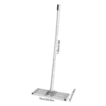 Level Lawn Tool Soil Lawn Rake Stainless Steel Lawn Level Tool with Handle for Garden Backyard Golf Lawn
