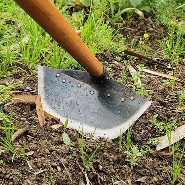 Grass Hoe Head Steel Weeding Shovel Thickened Gardening Hoe Land Plowing Vegetable Planting Multi-Use Agricultural Tools - Image 3