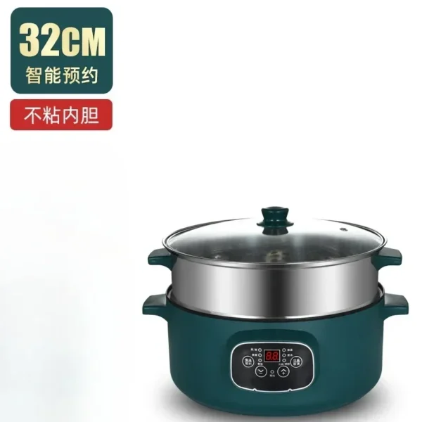 3/4/5 layer electric steamer multifunctional household large-capacity appointment timing multi-layer steamed bun steamer 220V - Image 15