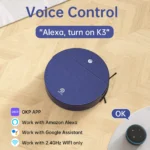 OKP K3 Robot Vacuum Cleaner 2000Pa Strong Suction Self-Charging home appliance,5 Cleaning mode for Hardfloor and Carpet