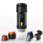 Wireless Electric Portable Espresso Coffee Machine for Car & Home Camping Coffee Maker 3-in-1 Capsule Powder Travel Coffee Maker