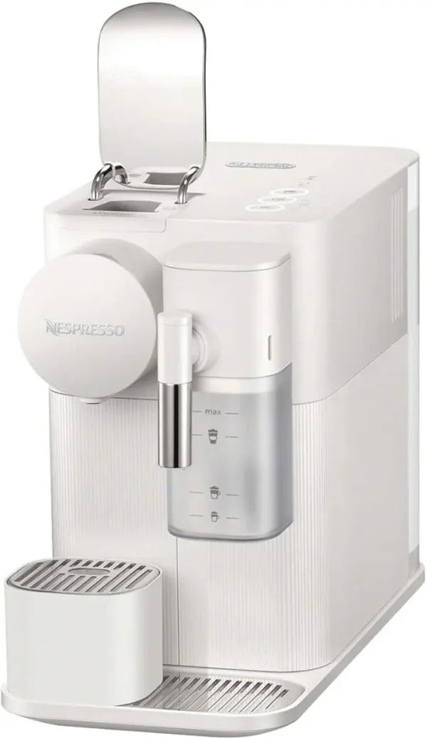 Nespresso Lattissima One Original Espresso Machine with Milk Frother by De'Longhi, Silky White - Image 6