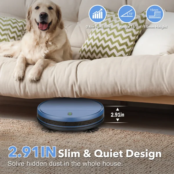 GOOVI BR151 Robot Vacuum Cleaner 4500Pa Strong Suction 2500mAh Battery 3in1 Mopping Sweeping Suction Smart Home Support Wifi - Image 4