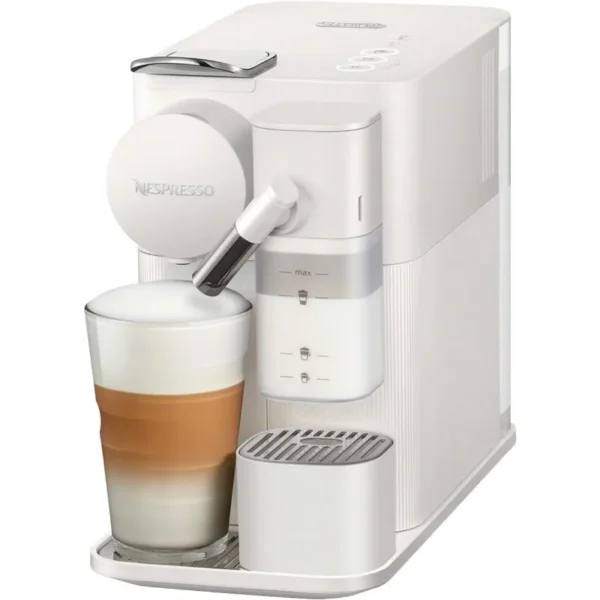 Nespresso Lattissima One Original Espresso Machine with Milk Frother by De'Longhi, Silky White - Image 3