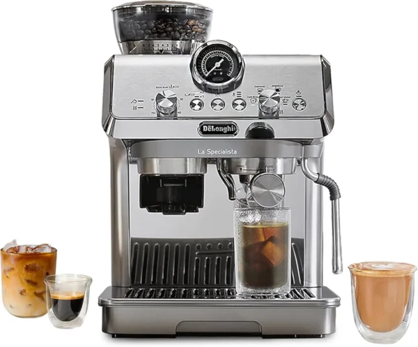 Espresso Machine with Cold Brew, Manual Milk  , Barista Kit for Latte, Cappuccino, Built