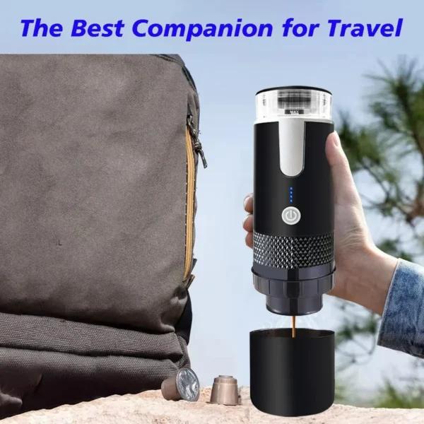 Houselin Portable Espresso Maker Electric Coffee Machine Compatible NS Capsule & Ground Coffee Fast Brewing Espresso Machine - Image 5