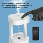 580ml Anti-gravity Water Drop Humidifier Water Droplet Air Humidifier Ultrasonic Cool Mist Maker Night Light Humidifier for Home