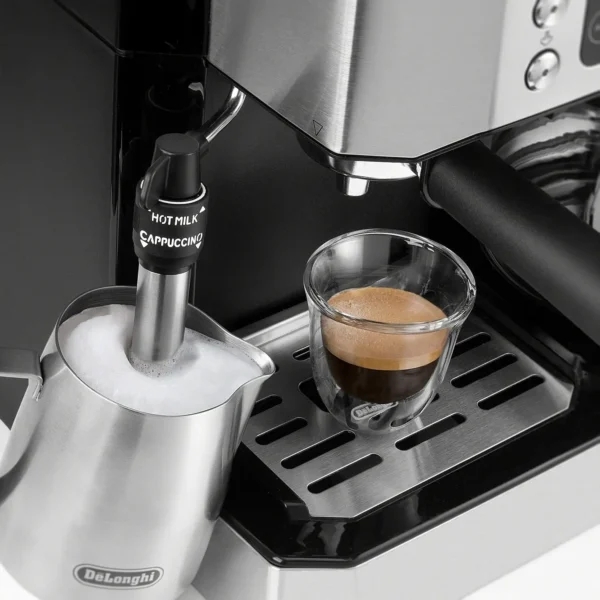 All-in-One Combination Coffee Maker & Espresso Machine + Advanced Adjustable Milk  for Cappuccino - Image 4