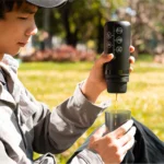Outdoor Electric Portable Espresso Coffee Machine for Camping Hiking Travel Car fit Nespresso Dolce Gusto Pod Coffee Ground