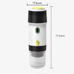 Wireless Electric Portable Espresso Coffee Machine for Car & Home Camping Coffee Maker 3-in-1 Capsule Powder Travel Coffee Maker