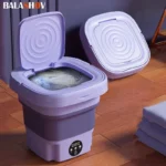 Portable Small Folding Washing Machine Bucket for Clothes Socks Underwear Cleaning Washer Portable Small Travel Washing Machine