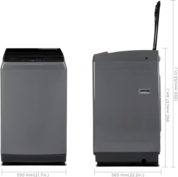 Washing Machine 2.4 Cu.ft LED Portable Washing Machine and Washer Compact Laundry, 8 Models, Environmentally , Child Lock for RV