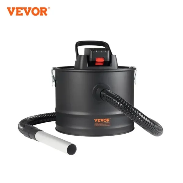 VEVOR Ash Vacuum Cleaner Powerful Suction Fireplace Vacuum with Reverse Suction Power Cable 10 Kpa Max. Vacuum for Fireplaces