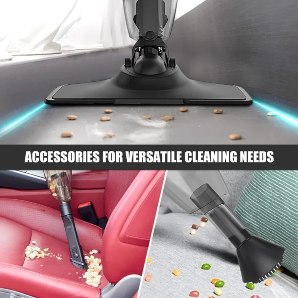 200W Convenient Cordless Vacuum Cleaner for Floor Car Pet Hair Cleaning - Image 3