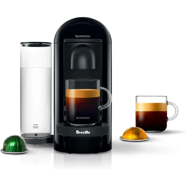 Coffee and Espresso Machine 60 Fluid Ounces, Ink Black, Maker Capsules Italian Capsule Kitchen Appliances Home