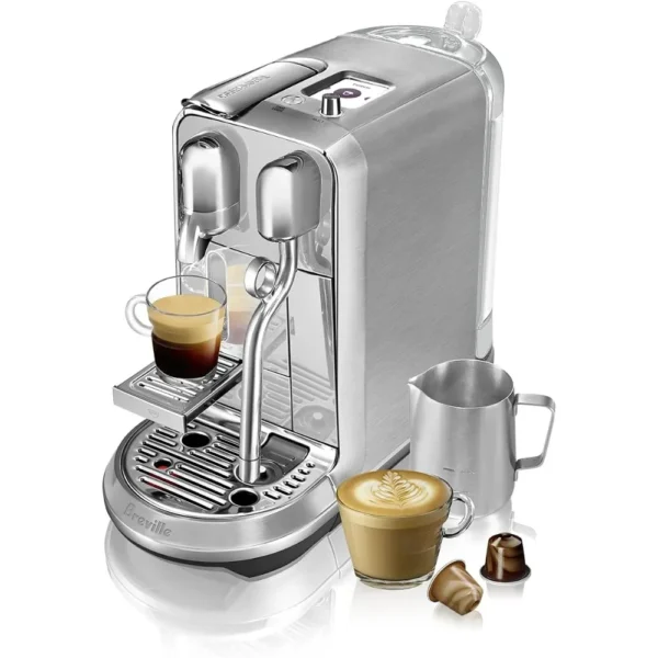 Coffee Espresso Machine Brushed Stainless Steel Coffee Makers of Capsules Maker Capsule Italian Kitchen Appliances Home - Image 7