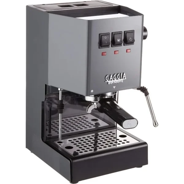 Gaggia RI9380/51 Classic Evo Pro Espresso Machine, Industrial Grey, Small