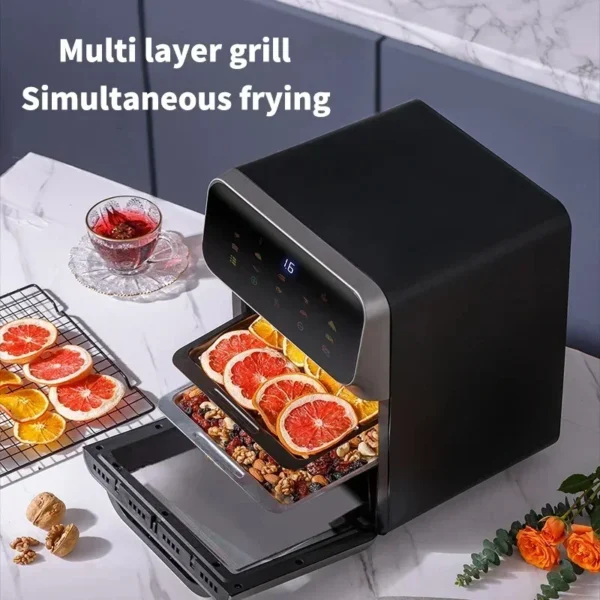 Large Capacity 15L Electric Air Fryer Oil Free Automatic Home Kitchen 360° Baking Convection Oven Fryer Oil Free  Air Fryers - Image 2