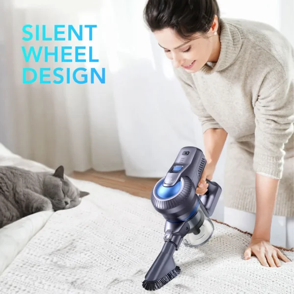 Greenote GSC50 Battery Vacuum Cleaner, Up to 30 Minutes Runtime Vacuum Cleaner Wireless, Handle Vacuum Cleaner with LED - Image 4