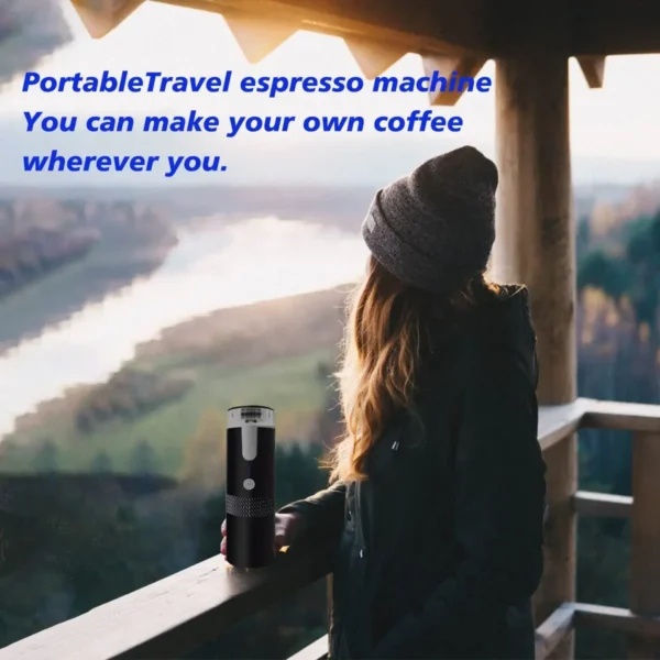 Houselin Portable Espresso Maker Electric Coffee Machine Compatible NS Capsule & Ground Coffee Fast Brewing Espresso Machine - Image 6