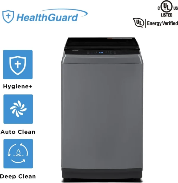 Washing Machine 2.4 Cu.ft LED Portable Washing Machine and Washer Compact Laundry, 8 Models, Environmentally , Child Lock for RV