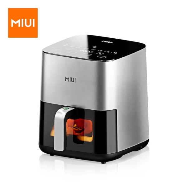 MIUI 5L Air Fryer, Electric Hot fryer Oven Oilless Cooker with Touch Control & Nonstick Basket & Visible Window, Family Size - Image 7