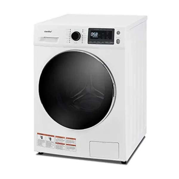 All-in-1 Ventless Washer Dryer Combo Steam Care Overnight Wash Front Load Energy Efficient 26/13 lbs Cap.