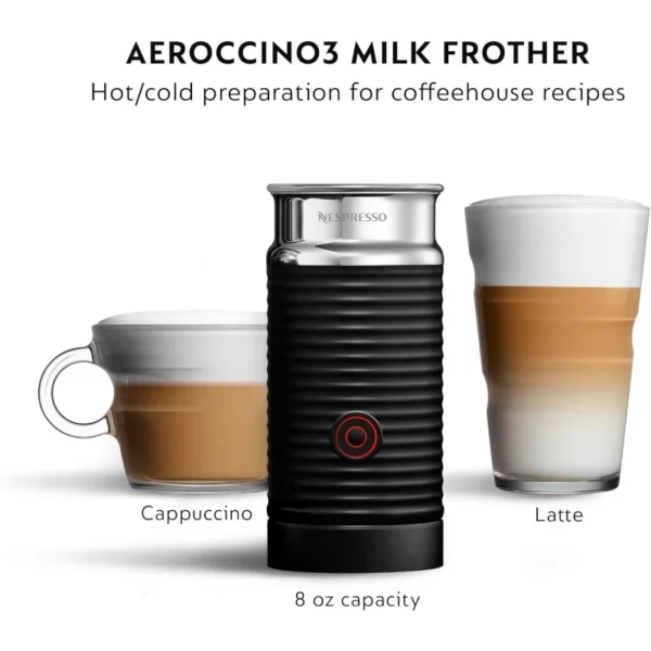 Nespresso Vertuo Next Coffee and Espresso Maker by De'Longhi with Aeroccino Milk Frother, White - Image 5