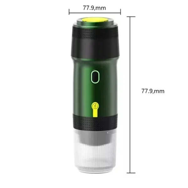 Wireless Electric Portable Espresso Coffee Machine for Car & Home Camping Coffee Maker 3-in-1 Capsule Powder Travel Coffee Maker